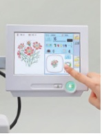 Touch screen
Embroidery machine